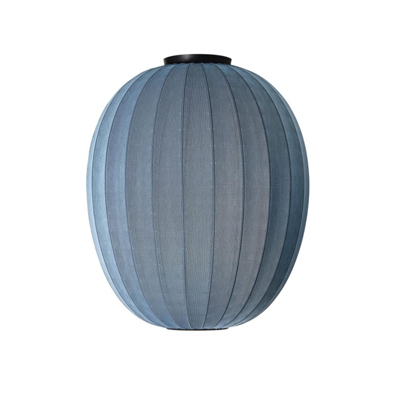 Knit-Wit High/Oval Loftlampe Ø65 Blue Stone