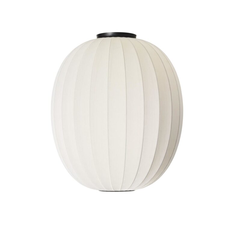 Knit-Wit High/Oval Loftlampe Ø65 Pearl White