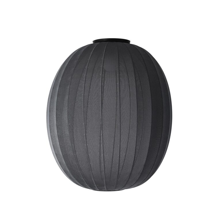 Knit-Wit High/Oval Loftlampe Ø65 Sort