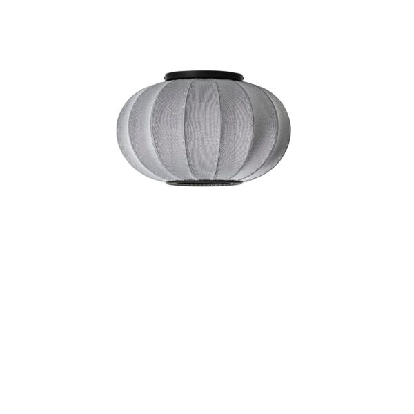 Knit-Wit Ø45 Rund Loftlampe Silver - Made by Hand