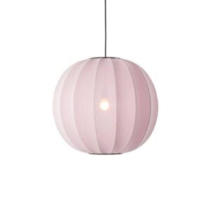 Knit-Wit Ø60 rund pendel, lys pink