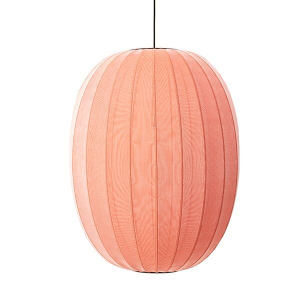 Knit-Wit Oval Pendel Coral Ø65