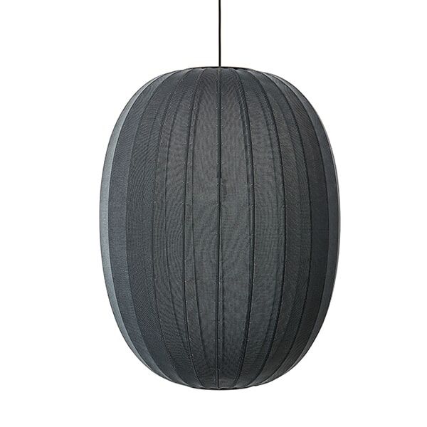 Knit-Wit Oval Pendel Sort Ø65