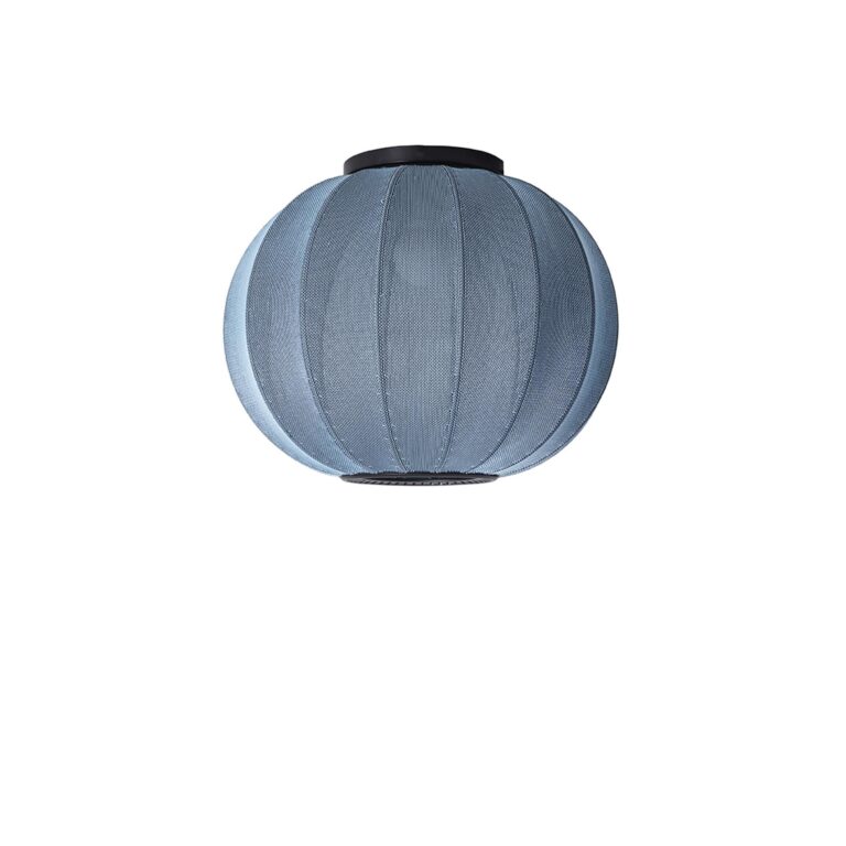 Knit-Wit Round Loftlampe Ø45 Blue Stone