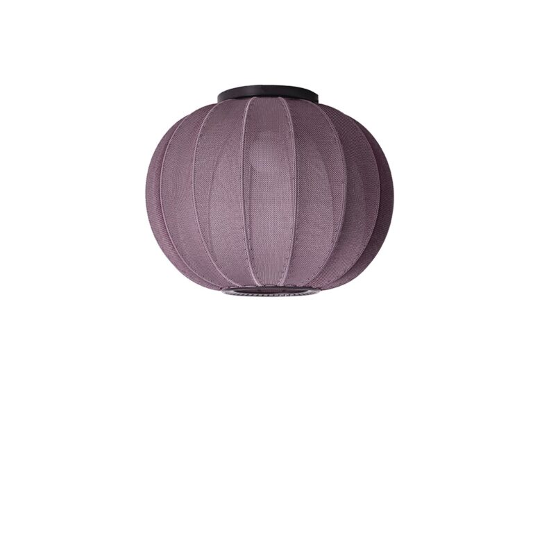 Knit-Wit Round Loftlampe Ø45 Burgundy