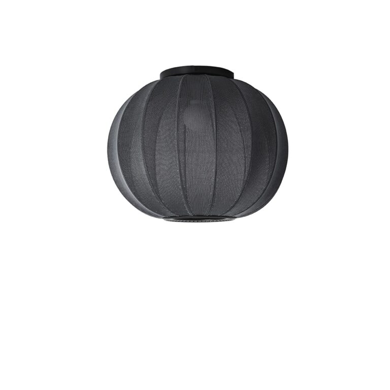Knit-Wit Round Loftlampe Ø45 Sort