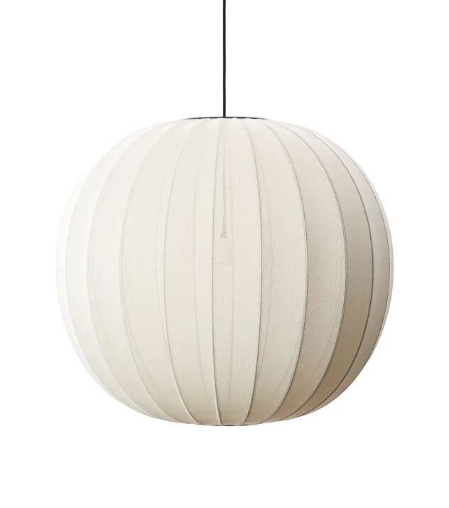 Knit-Wit Round Pendel Ø60 Pearl White