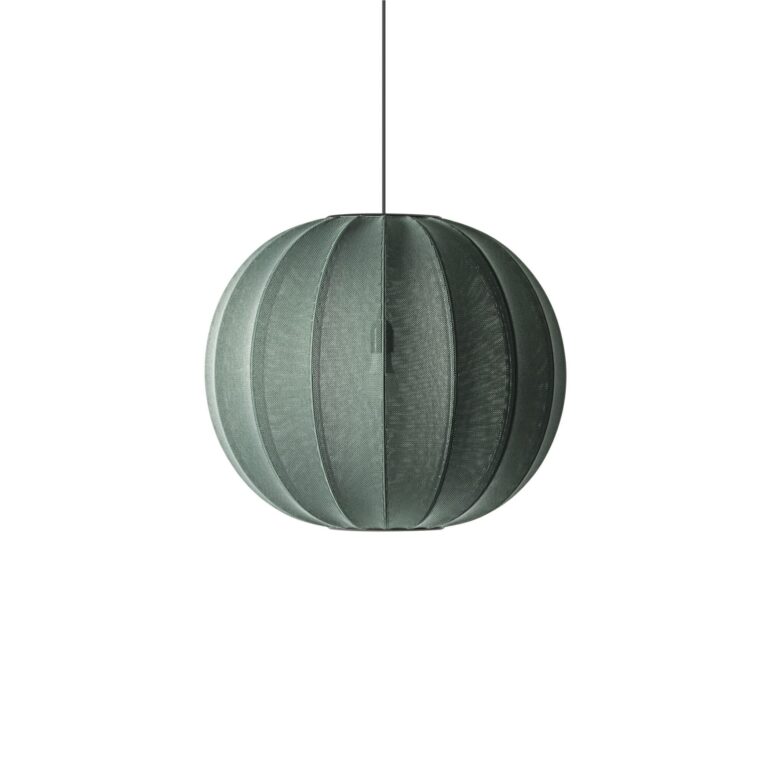 Knit-Wit Round Pendel Ø60 Tweed Green