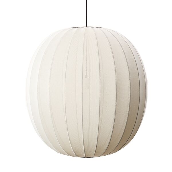 Knit-Wit Round Pendel Pearl White Ø75
