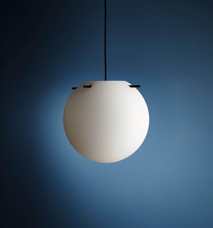 Koi pendel Ø32, opal/sort