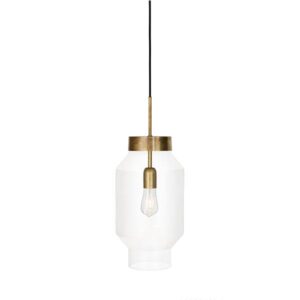 Konsthantverk Fenomen Stor Pendel - Klart Glas & Messing