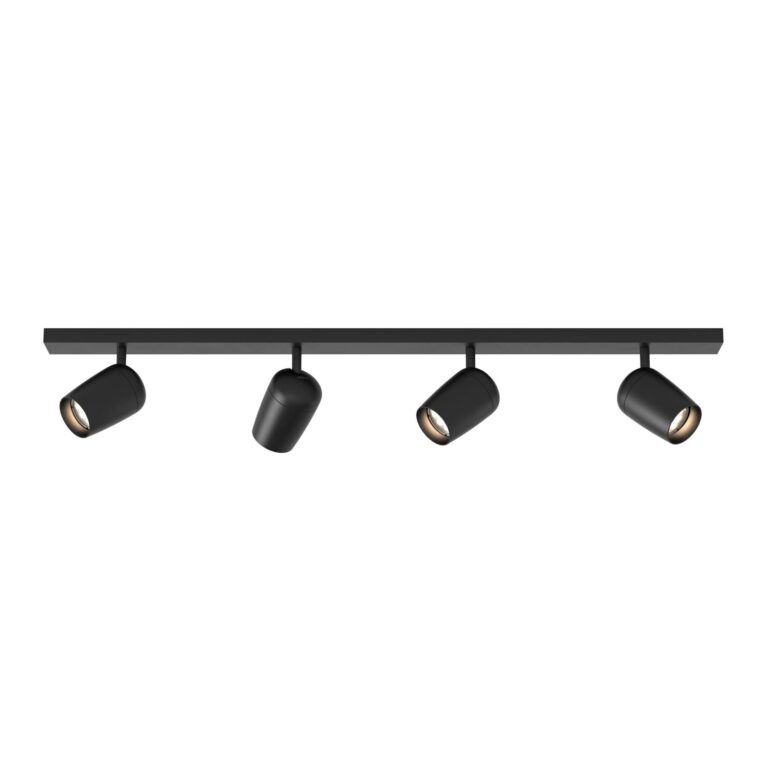 Koto Four Loftlampe Mat Sort