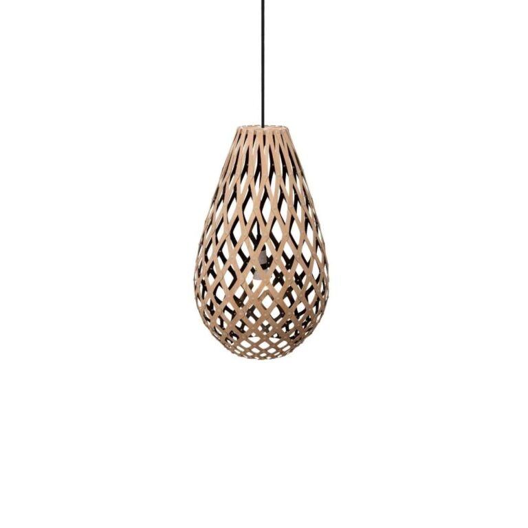 Koura H50 Pendel Bamboo / Sort - David Trubridge