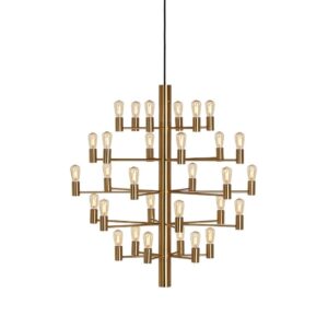 Krona Manola 30 Pendel Satin Messing - Herstal