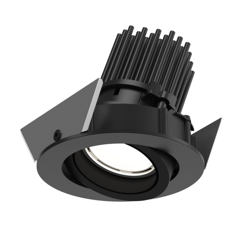 LP 45 Recessed Loftlampe Roterbar Ø9 2700K & Dali Sort