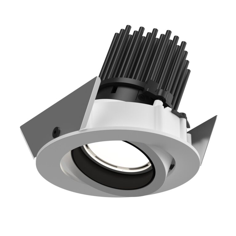 LP 45 Recessed Loftlampe Roterbar Ø9 3000K & On/Off Hvid
