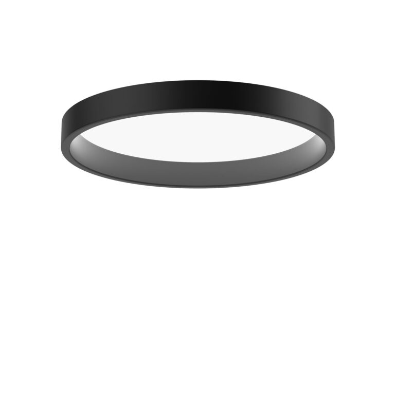 LP Circle Loftlampe Halvforsænket Ø45 3000K & Dali/Switch-Dim Sort