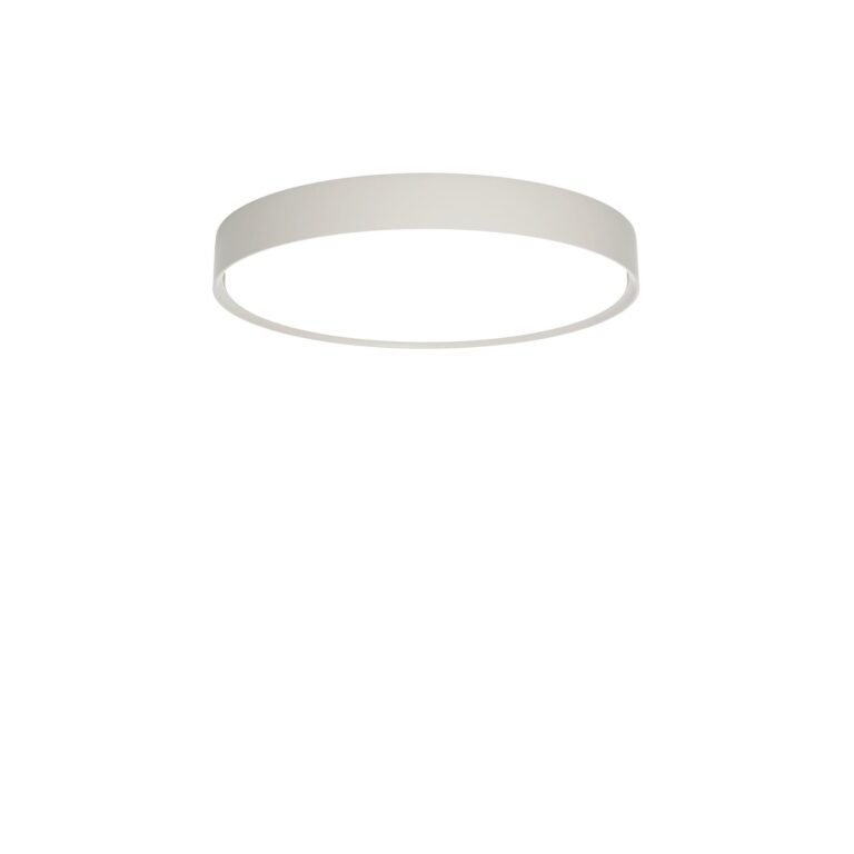 LP Slim Loftlampe Halvforsænket Ø44 3000K & Dali Mørk Rå Aluminium
