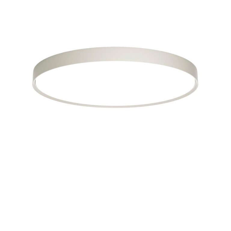 LP Slim Loftlampe Halvforsænket Ø68 3000K & Dali Mørk Rå Aluminium