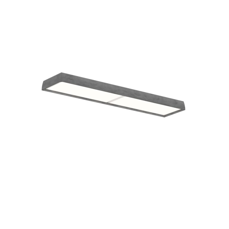 LP Slim Loftlampe Opal Diffuser 3000K & Dali Mørk Rå Aluminium