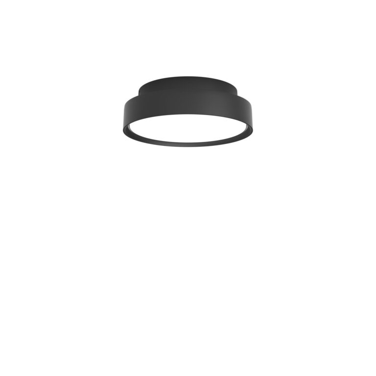 LP Slim Round Loftlampe Ø25 3000K & Dali Sort