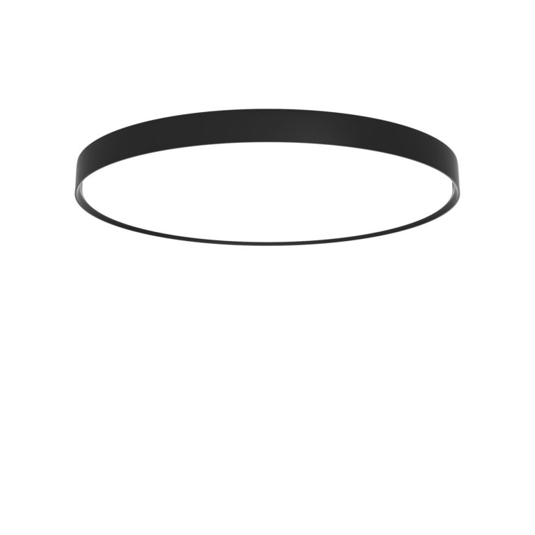 LP Slim Round Loftlampe Ø68 3000K & Dali Sort