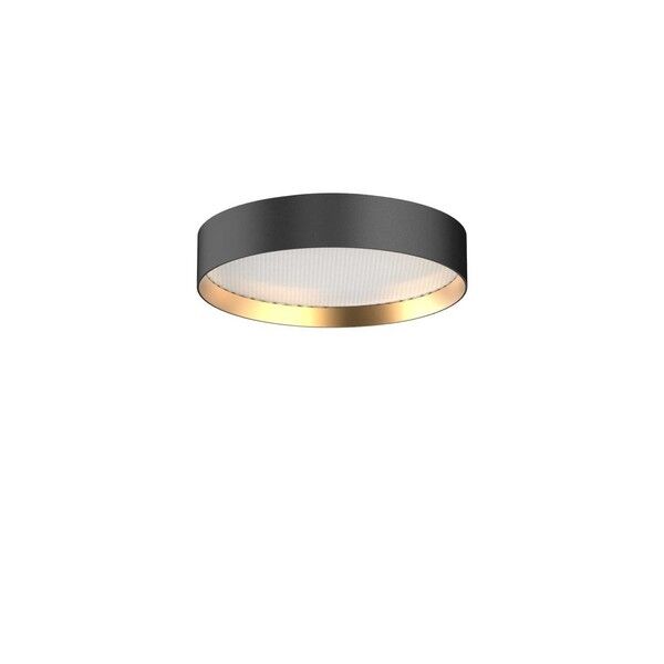 LUCIA 35 Væg/Loftlampe BLACK/GOLD, 18W, 2700K