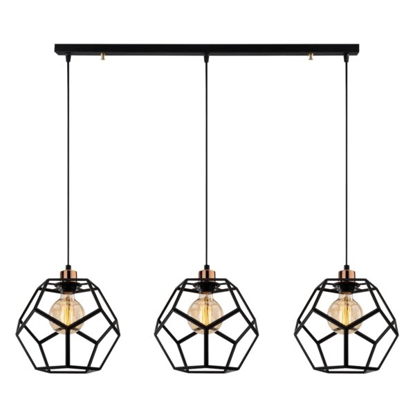 LUMI Pesqueira loftlampe - sort metal