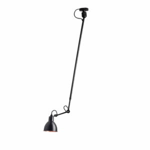 Lampe Gras N302 Loftlampe Mat Sort & Mat Sort/Kobber