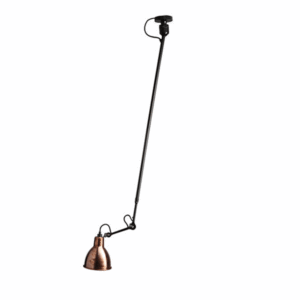 Lampe Gras N302 Loftlampe Mat Sort & Rå Kobber