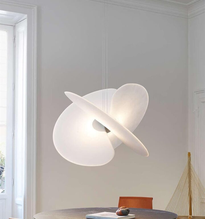 Levante Ø60 lysekrone ophæng, mat hvid