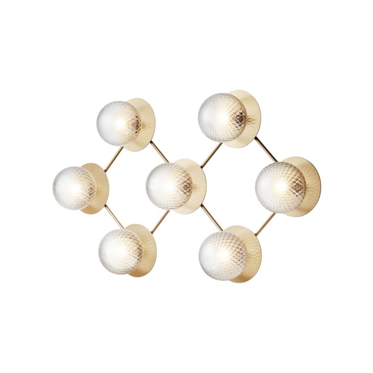 Liila 7 Væg/Loftlampe Optic Klar