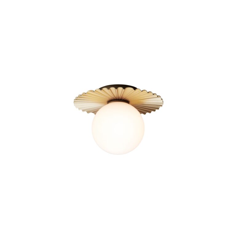 Liila Muuse Væg/Loftlampe Lille Nordic Gold/Opal