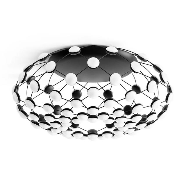 Luceplan Mesh Loftlampe Ø72 Sort