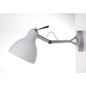 Luxy H0 Væg- og Loftlampe Mat Hvid m/ Blank Hvid Skærm - Rotaliana