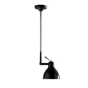 Luxy H1 Loftlampe Sort/Blank Hvid Skærm - Rotaliana