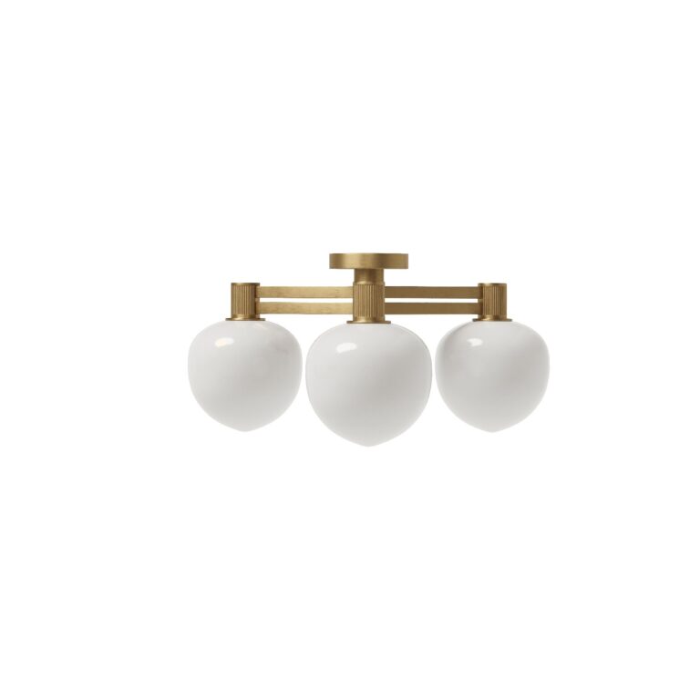 MEMOIR 120 III Loftlampe Messing/Opal