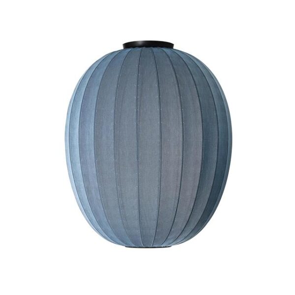 Made By Hand Knit-Wit High/Oval Loftlampe Ø65 Blue Stone