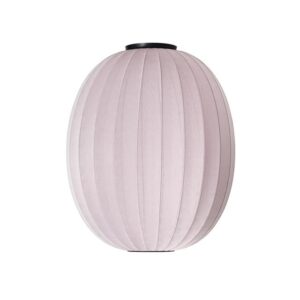 Made By Hand Knit-Wit High/Oval Loftlampe Ø65 Lysepink