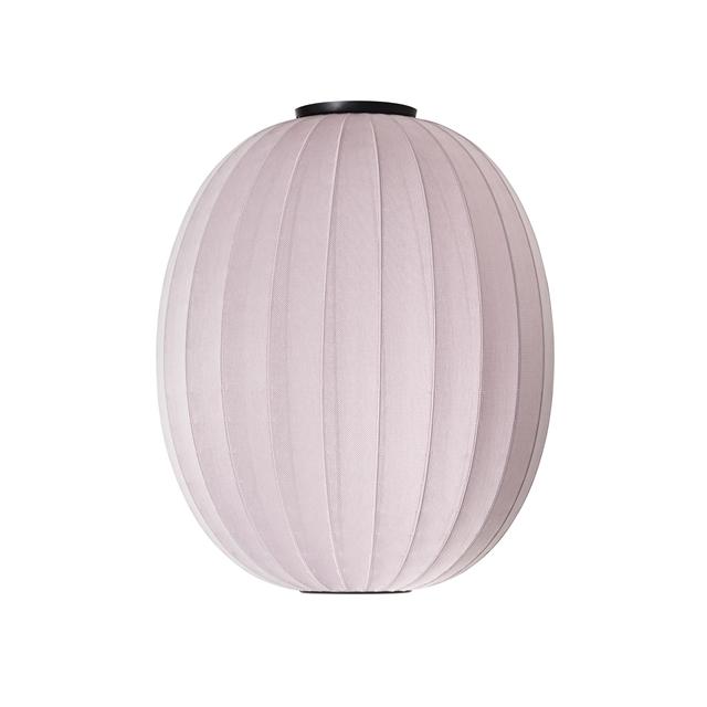 Made By Hand Knit-Wit High/Oval Loftlampe Ø65 Lysepink