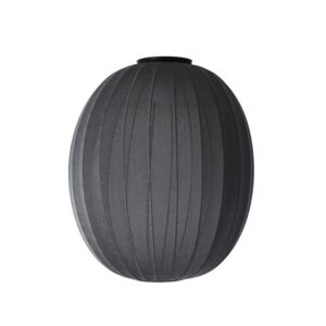 Made By Hand Knit-Wit High/Oval Loftlampe Ø65 Sort