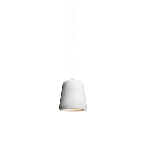 Material Pendel Hvid Marmor
