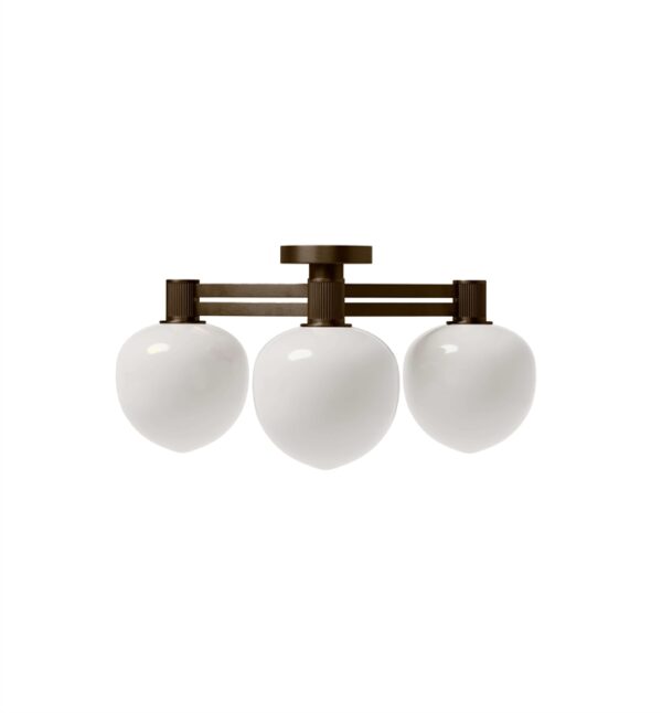 Memoir 3 loftlampe 120, bronze/opal