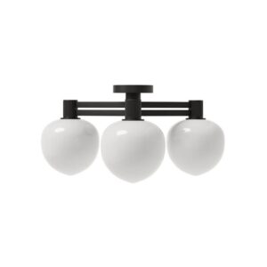 Memoir 3 loftlampe 120, sort/opal