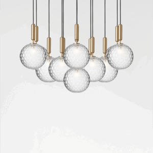 Miira 13 pendel, optic/messing