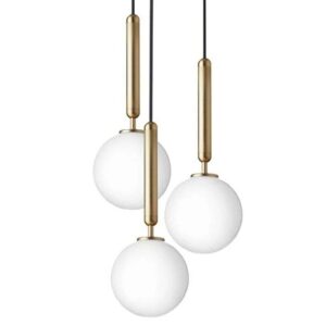 Miira 3 pendel, messing/opal