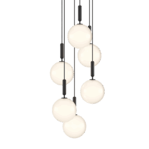 Miira 6 Large pendel, grå/opal