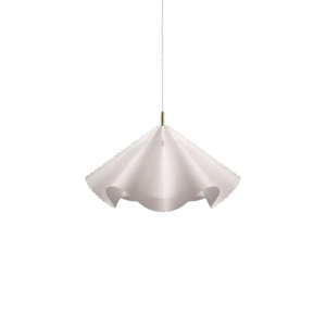 Moebe Sinuate Pendel Medium Hvid/Messing