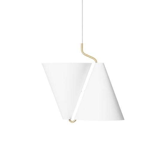 Mosaik pendel up/down, hvid
