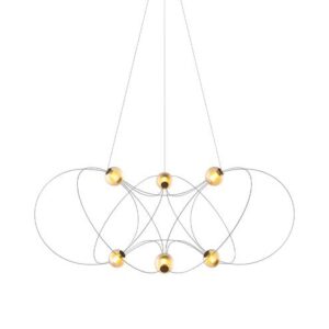 Munari X6 lysekrone, sort